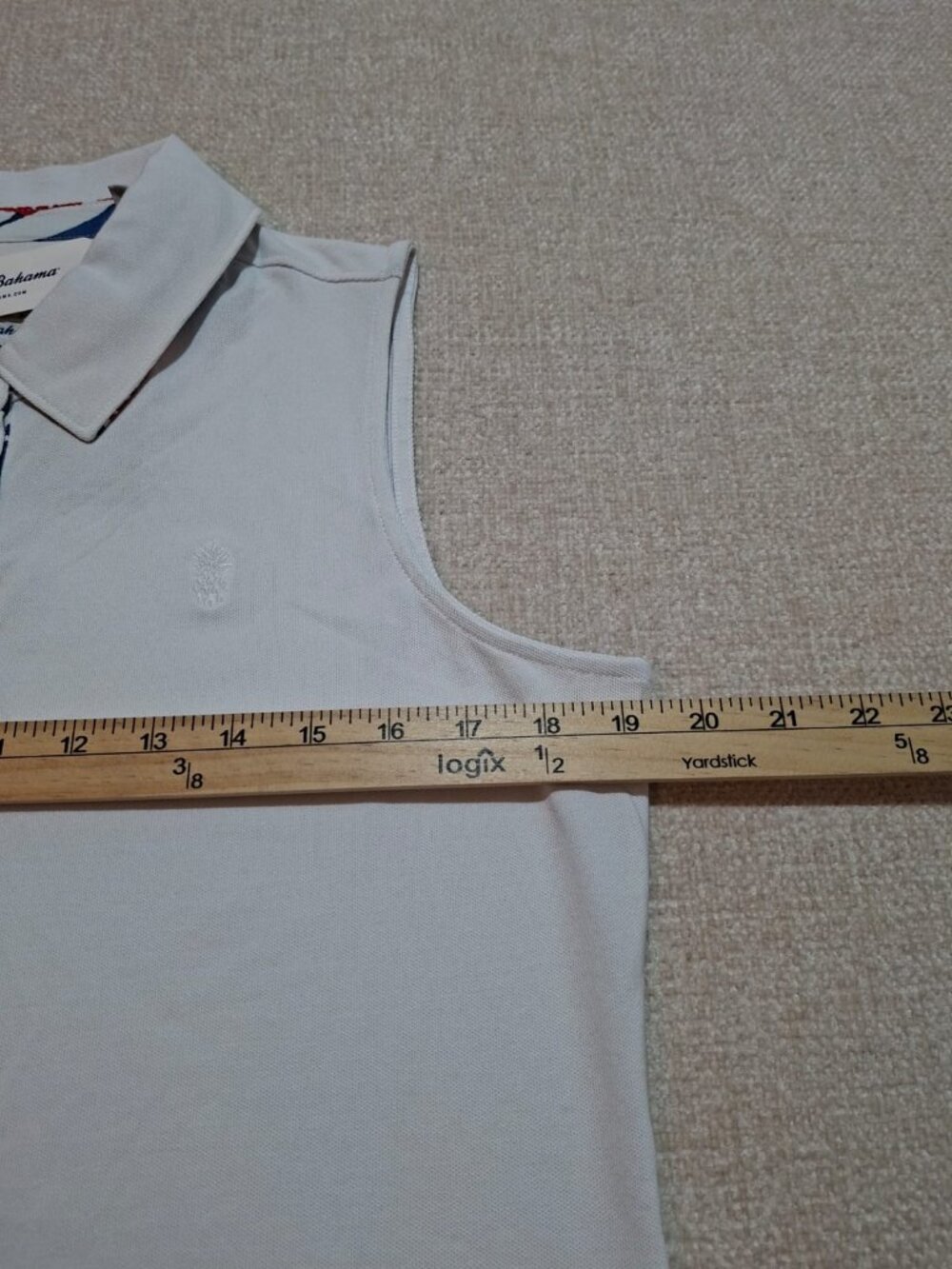 NWT Tommy Bahama Paradise Pique Sleeveless Polo White Top M - Picture 11 of 14